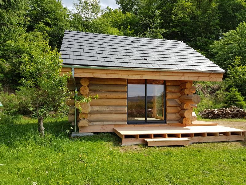 Maison en rondin de bois, Maison Bois Robert Quarré Les Tombes, Maison